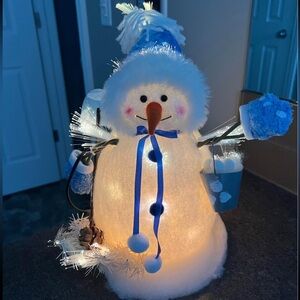 Light up Christmas snowman